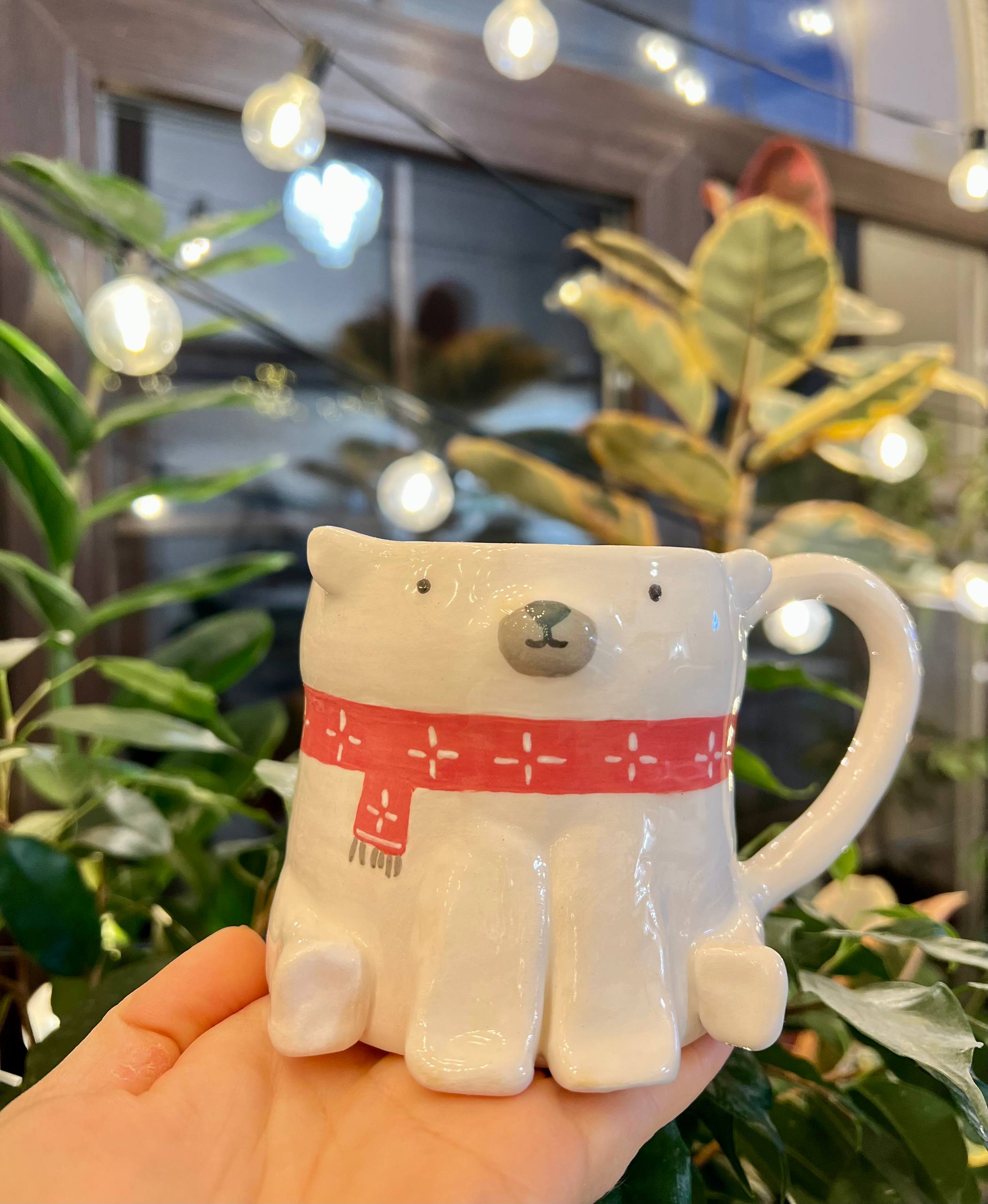 Кружка Новогодний мишка фото 1